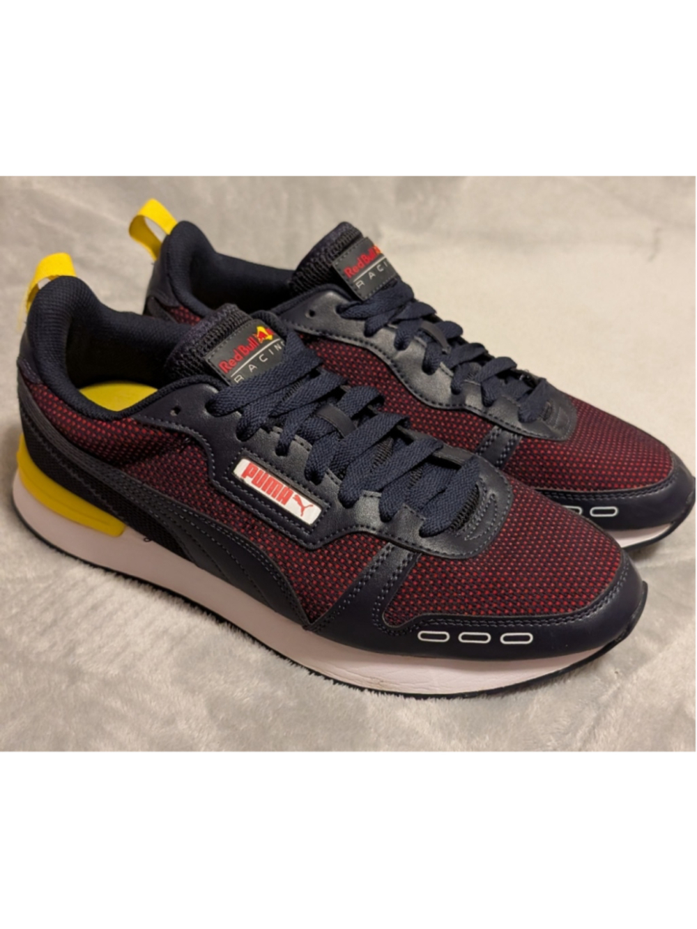 Puma Red Bull Racing R78 Sneakers Night Sky Chinese Red US Men's Size 12 P10
